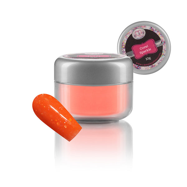 10g Coloured Acrylic Pots - CLICK for all colours no